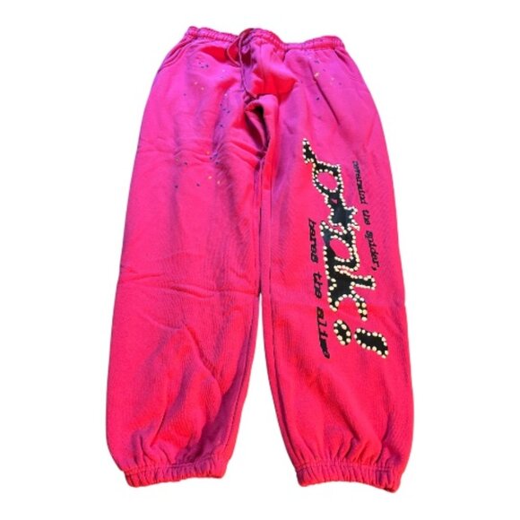 Sp5der P*NK Sweatpants - Picture 1 of 4